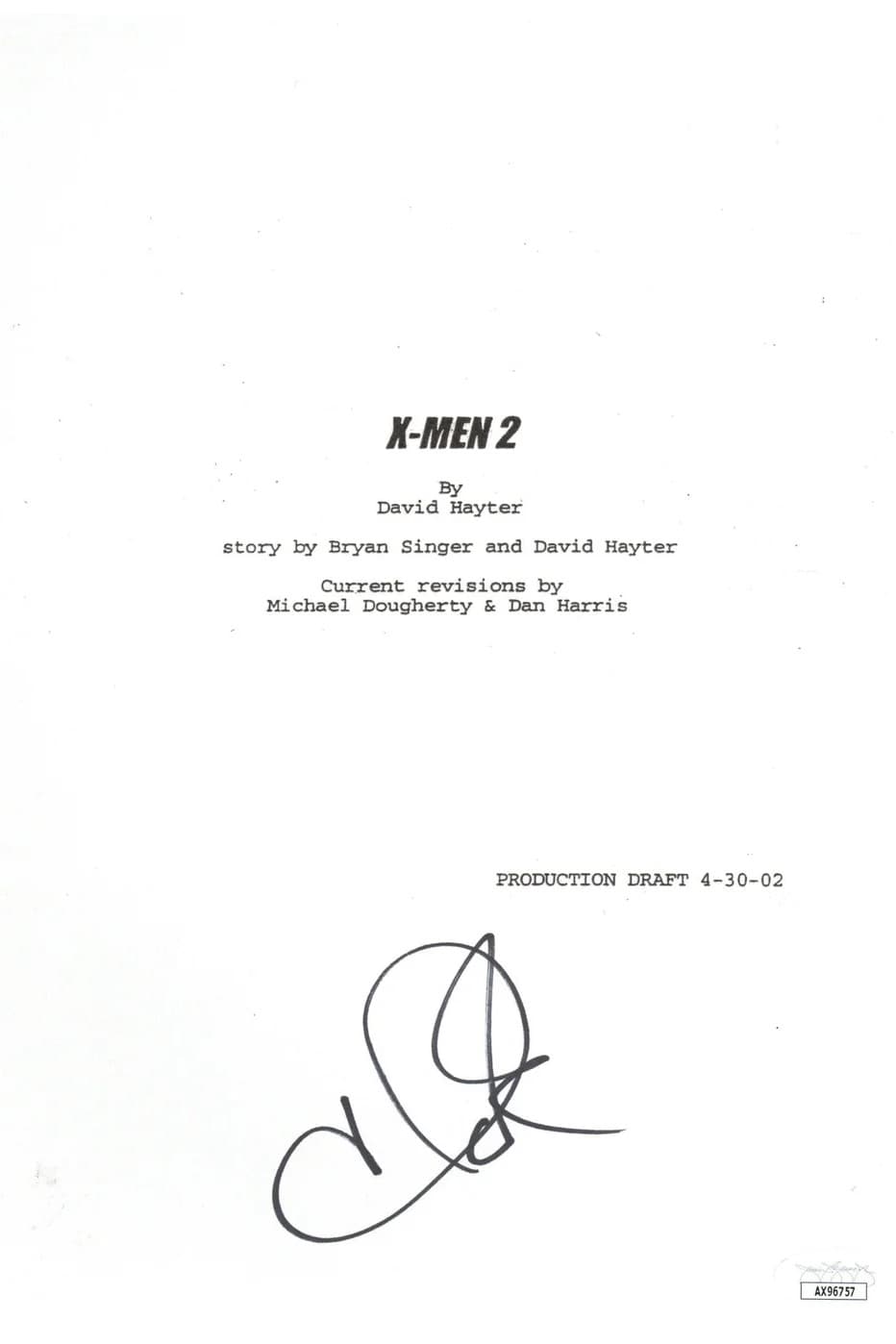 X-Men 2 Script