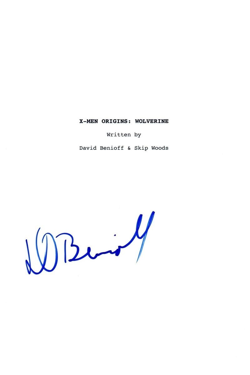 X-Men Origins: Wolverine Script