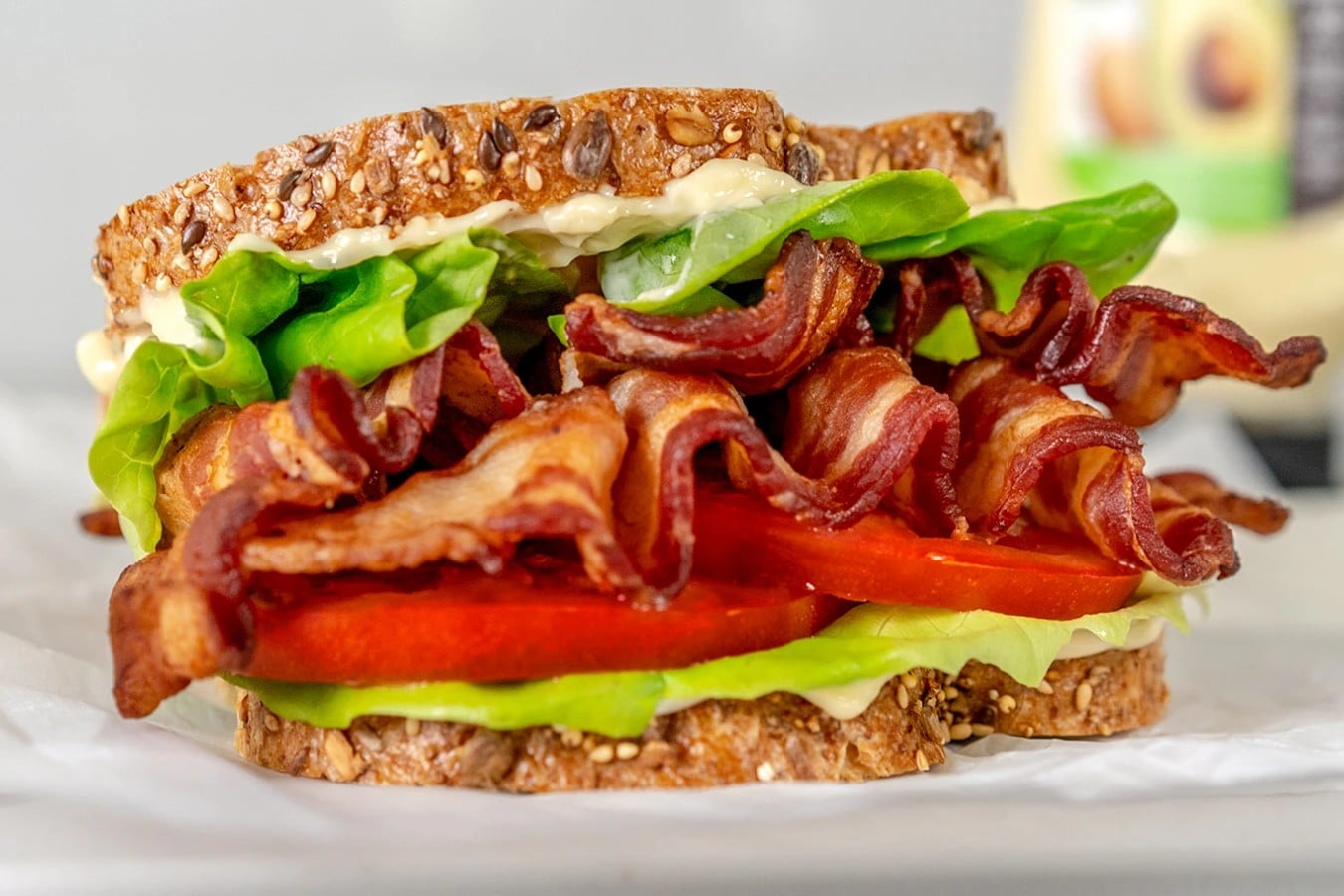Candied BLT with Brown Butter Aioli