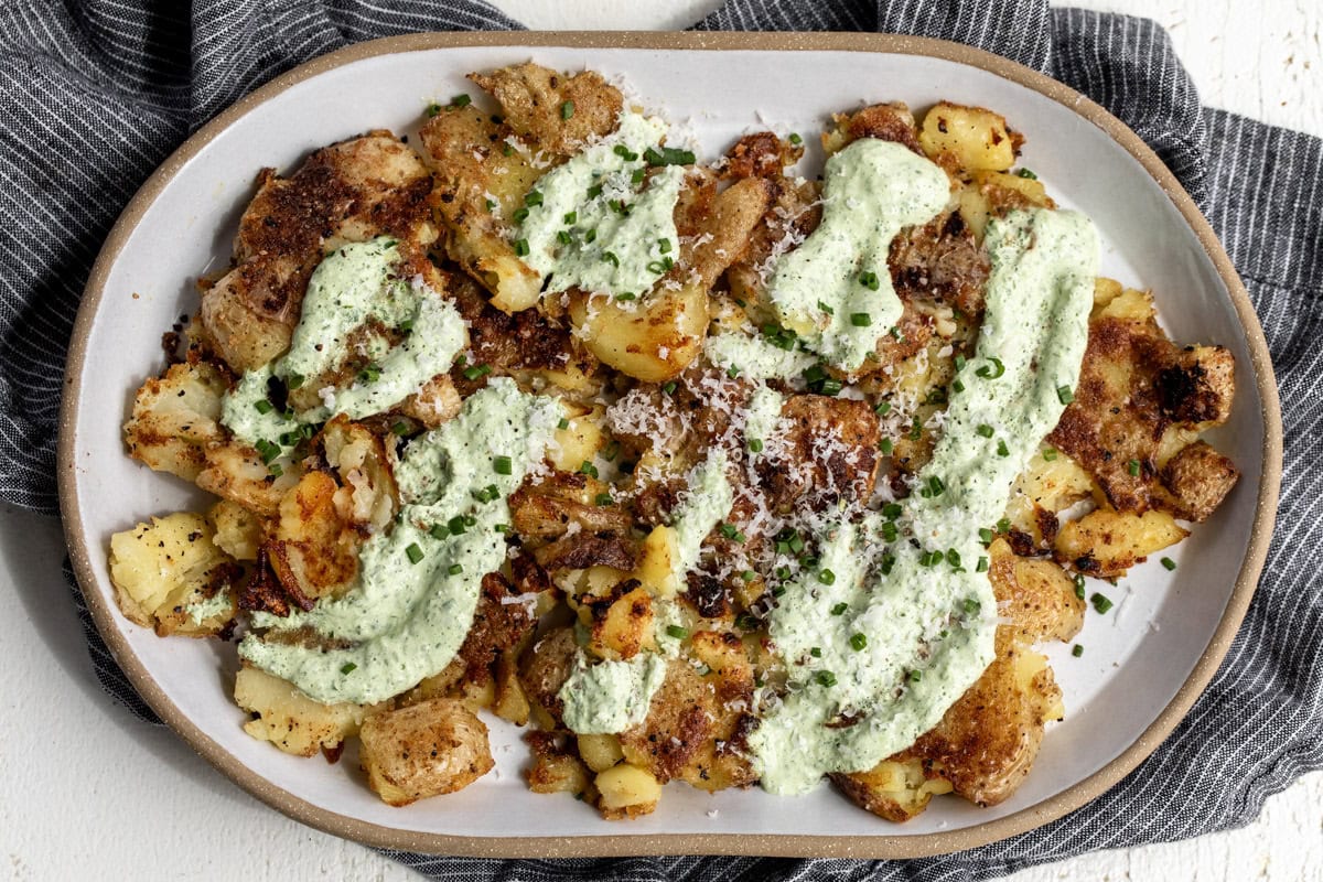 Crispy Sour Cream and Onion Potatoes