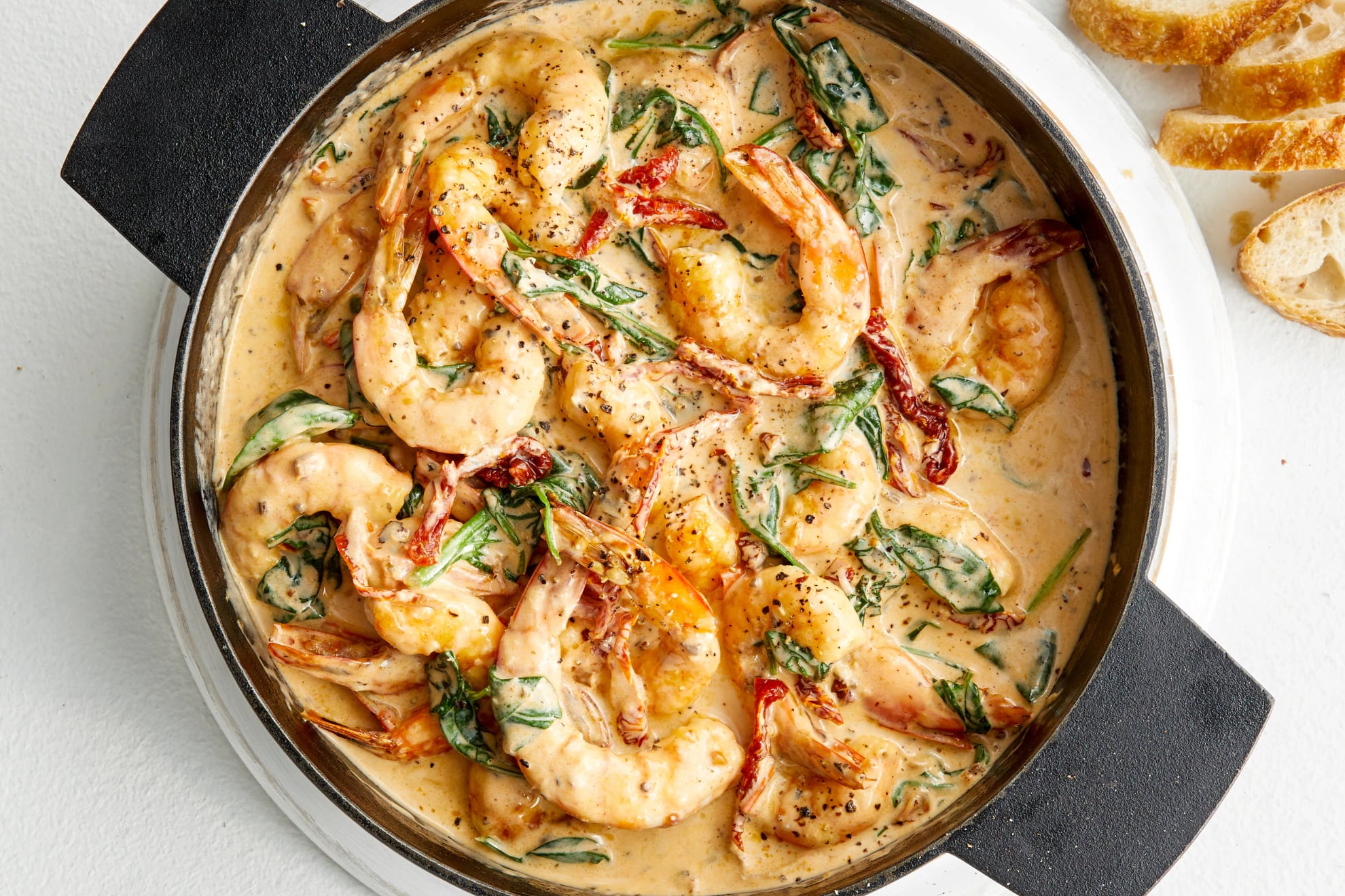 Creamy Bacon and Tuscan Shrimp