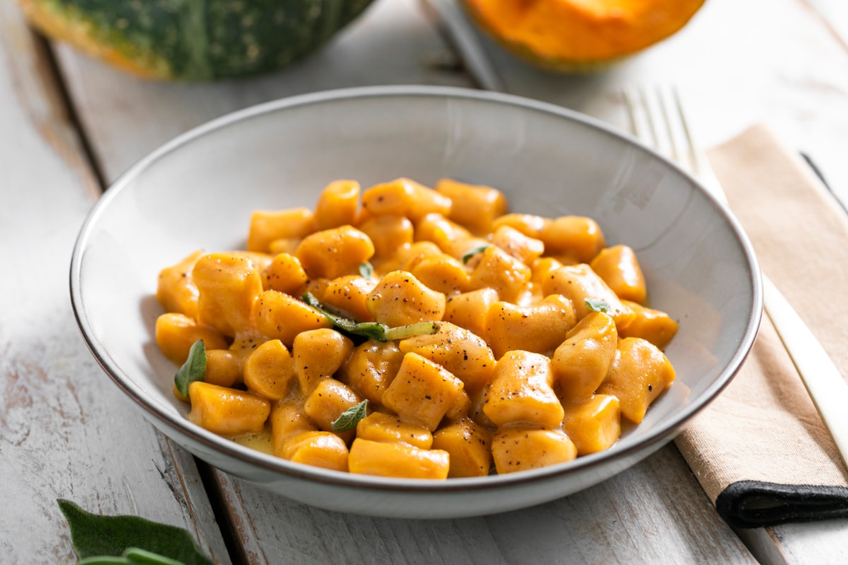 Pumpkin and Oregano-Butter Gnocchi
