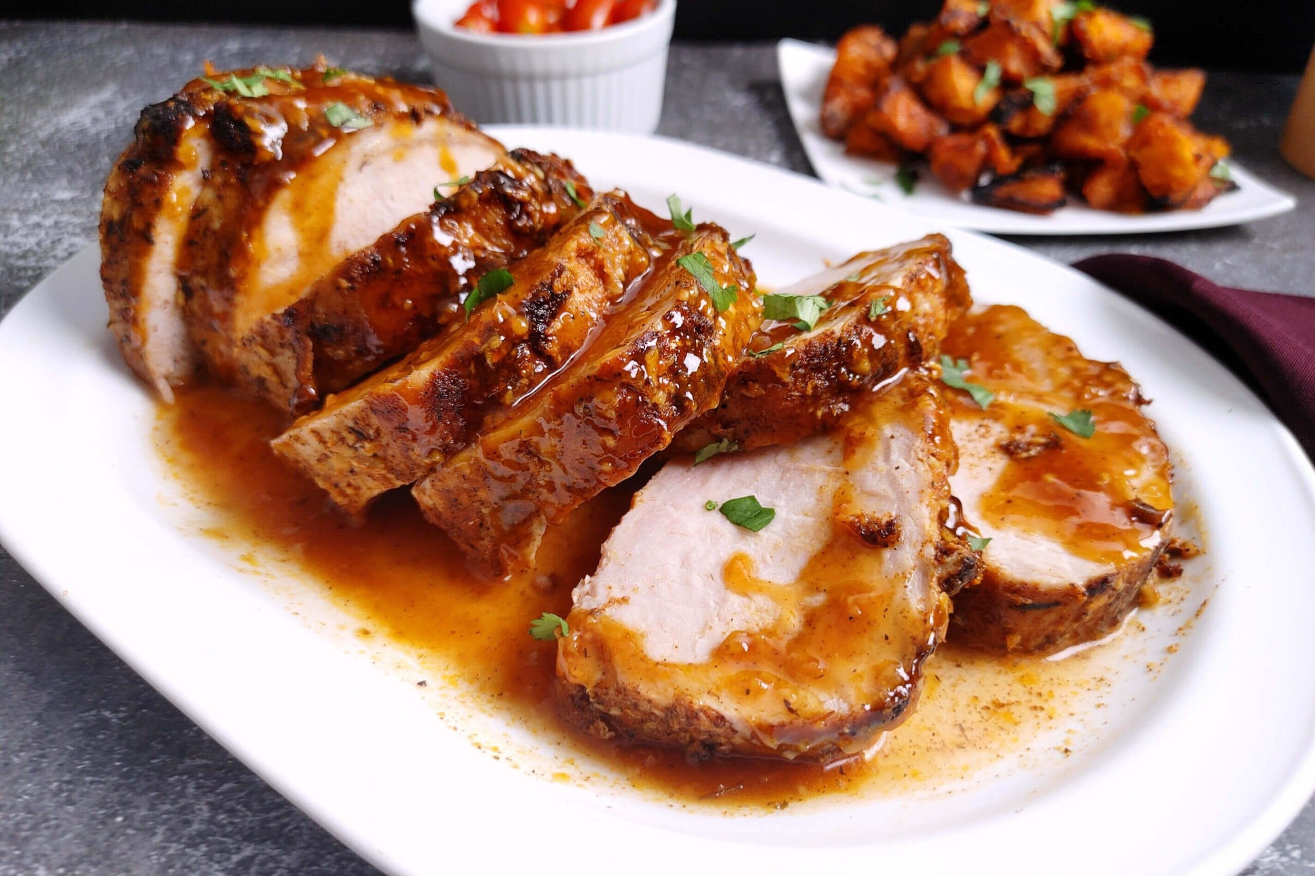 Honey Garlic Pork Tenderloin